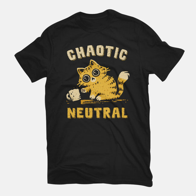 Chaotic Cat-Unisex-Basic-Tee-kg07