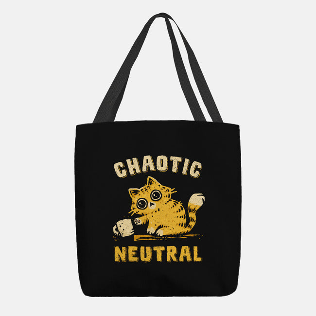 Chaotic Cat-None-Basic Tote-Bag-kg07