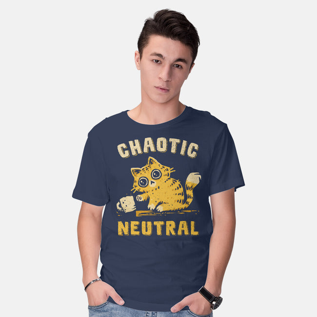 Chaotic Cat-Mens-Basic-Tee-kg07