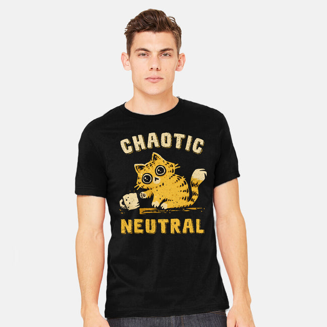 Chaotic Cat-Mens-Heavyweight-Tee-kg07