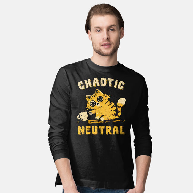 Chaotic Cat-Mens-Long Sleeved-Tee-kg07