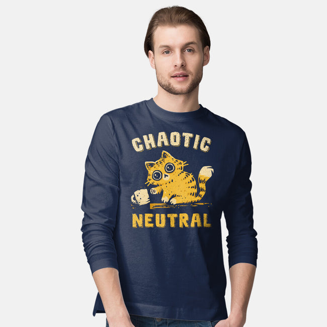 Chaotic Cat-Mens-Long Sleeved-Tee-kg07