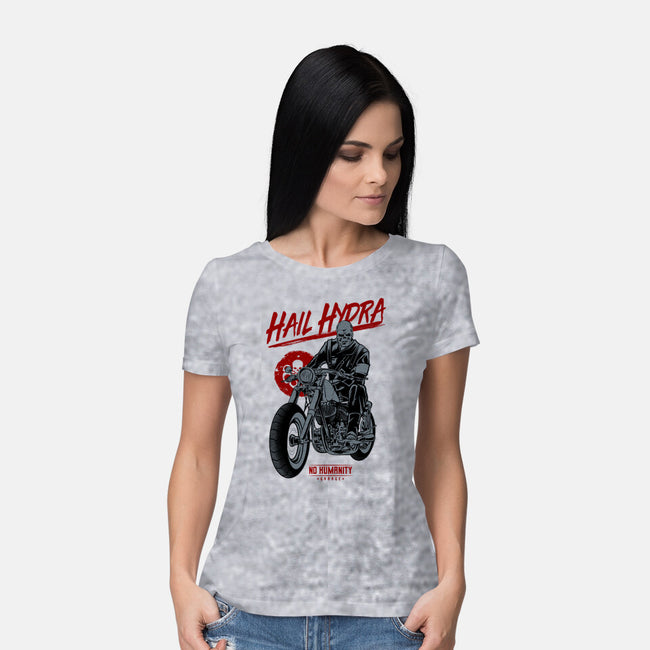 Dark Side Biker-Womens-Basic-Tee-spoilerinc