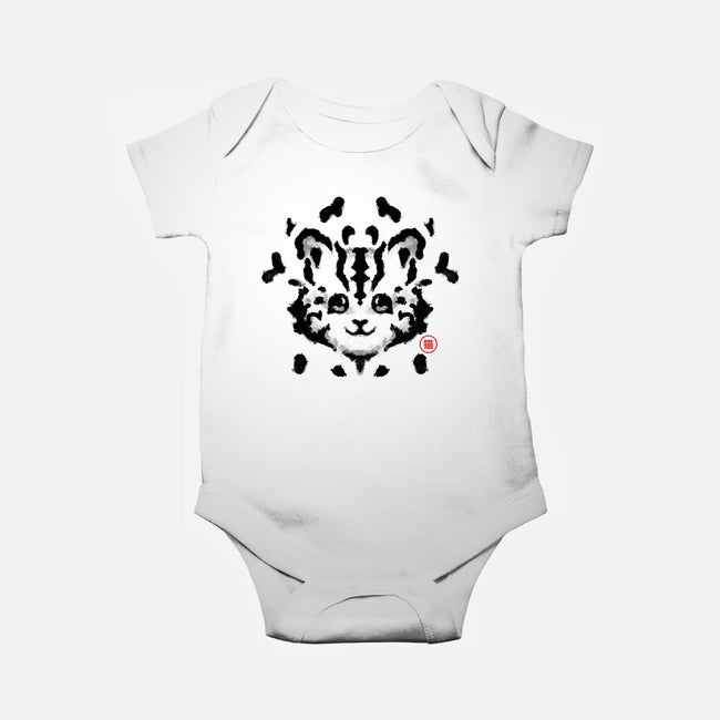 Cat Rorschach Test-Baby-Basic-Onesie-tobefonseca