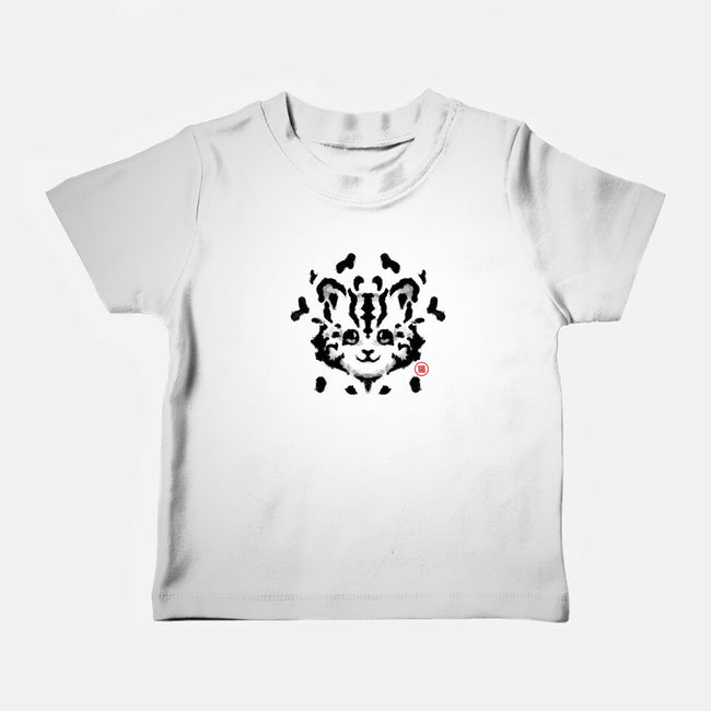 Cat Rorschach Test-Baby-Basic-Tee-tobefonseca