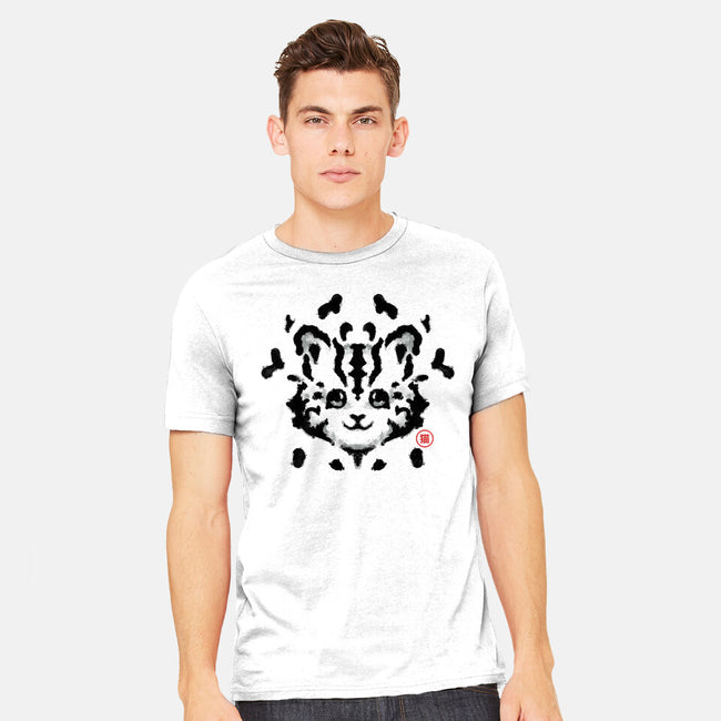 Cat Rorschach Test-Mens-Heavyweight-Tee-tobefonseca