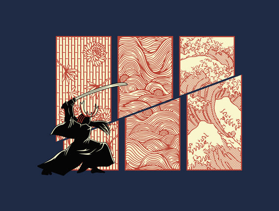 Japanese Samurai Kanagawa Wave