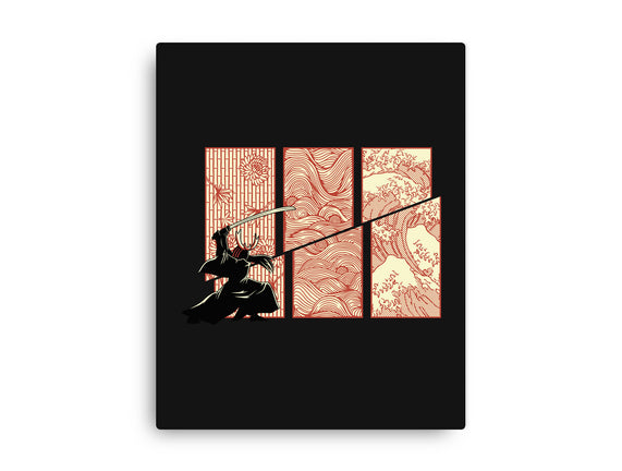 Japanese Samurai Kanagawa Wave