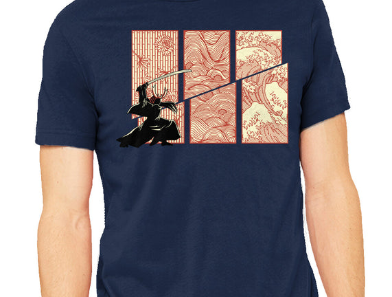 Japanese Samurai Kanagawa Wave