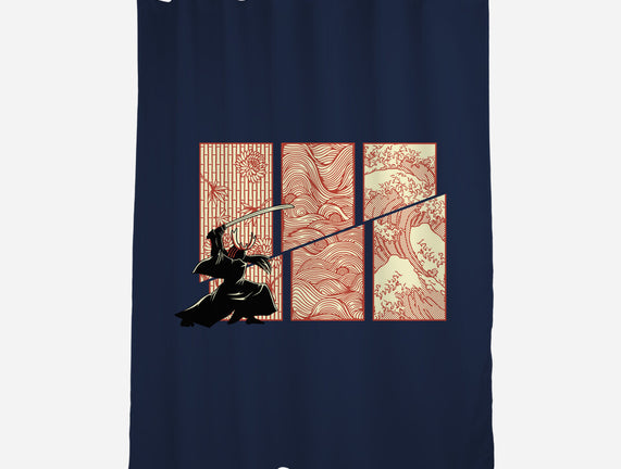 Japanese Samurai Kanagawa Wave