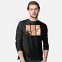 Japanese Samurai Kanagawa Wave-Mens-Long Sleeved-Tee-tobefonseca