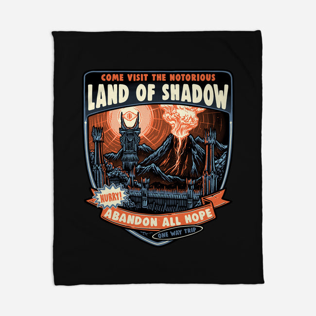 Land Of Shadow-None-Fleece-Blanket-glitchygorilla