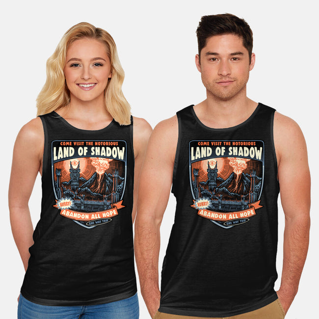 Land Of Shadow-Unisex-Basic-Tank-glitchygorilla