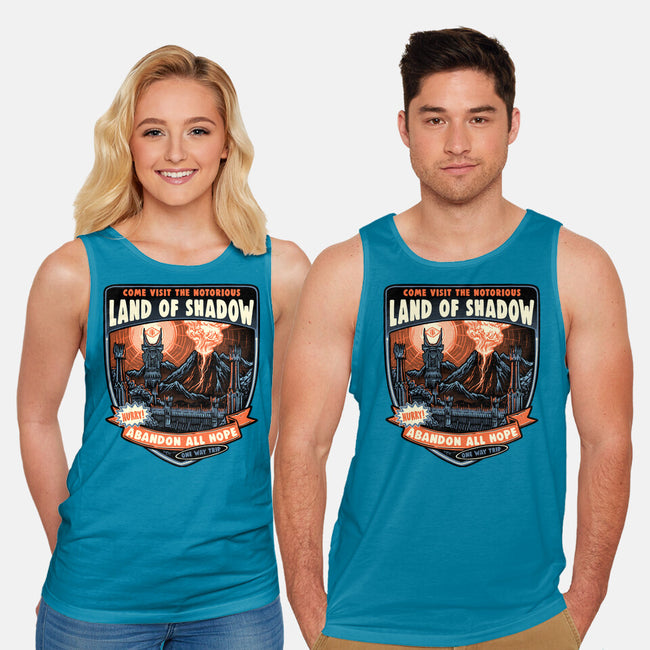 Land Of Shadow-Unisex-Basic-Tank-glitchygorilla