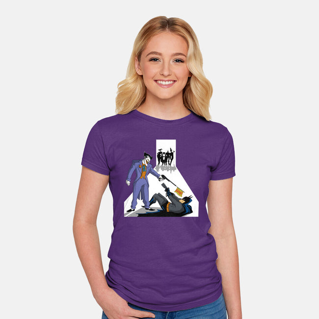 Reservoir Bats-Womens-Fitted-Tee-zascanauta