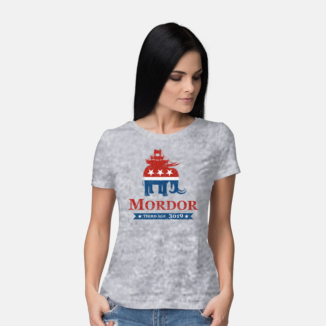 Fantasy Elections-Womens-Basic-Tee-Cattoc_C