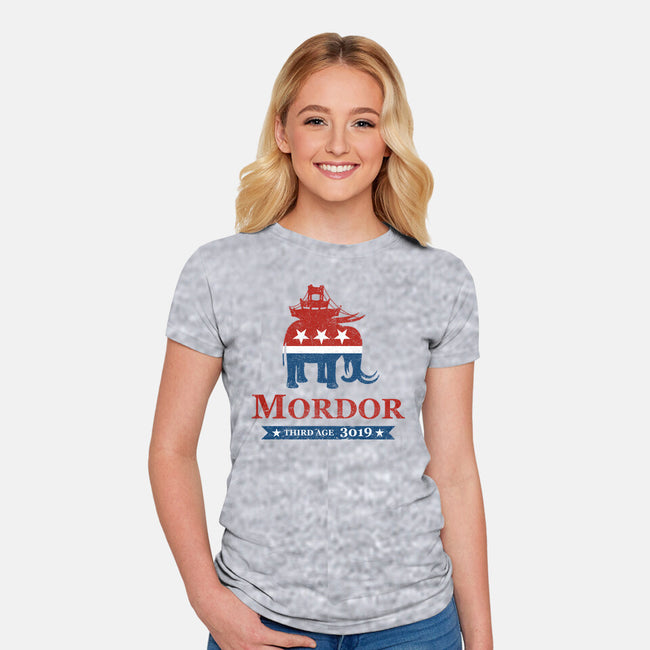 Fantasy Elections-Womens-Fitted-Tee-Cattoc_C