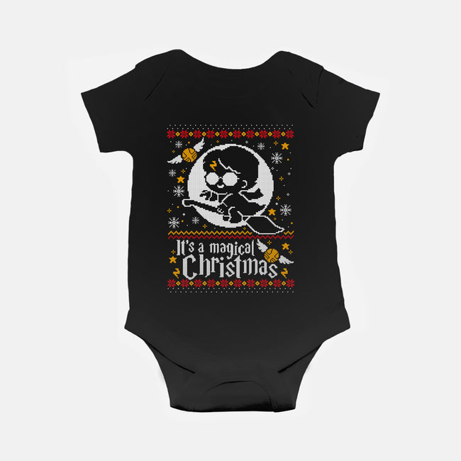 Magic Night Christmas-Baby-Basic-Onesie-NemiMakeit