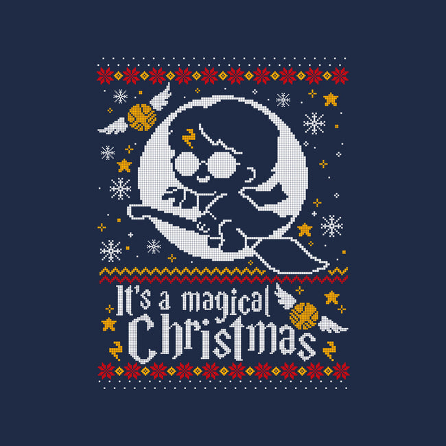 Magic Night Christmas-Unisex-Zip-Up-Sweatshirt-NemiMakeit