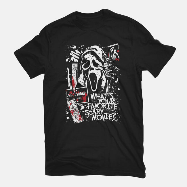 Favorite Scary Movie-Womens-Fitted-Tee-Arinesart