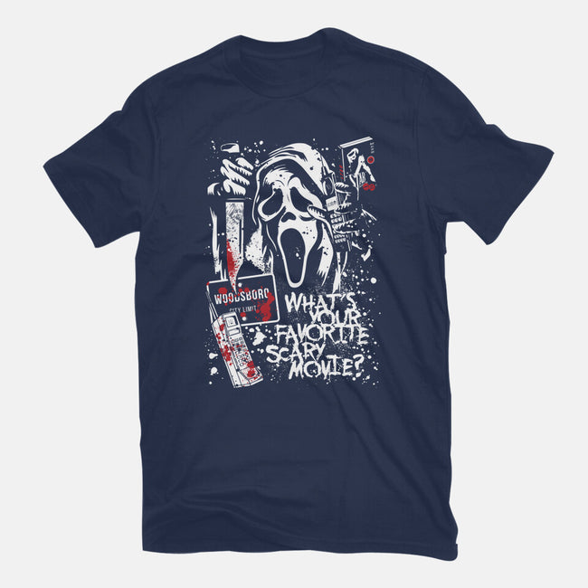 Favorite Scary Movie-Mens-Heavyweight-Tee-Arinesart