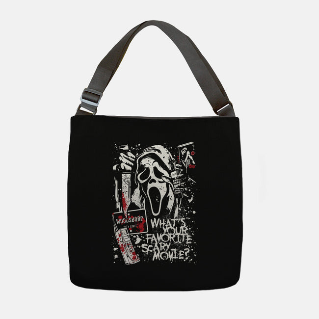 Favorite Scary Movie-None-Adjustable Tote-Bag-Arinesart