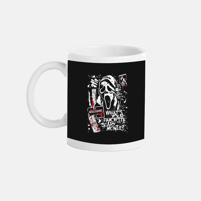 Favorite Scary Movie-None-Mug-Drinkware-Arinesart