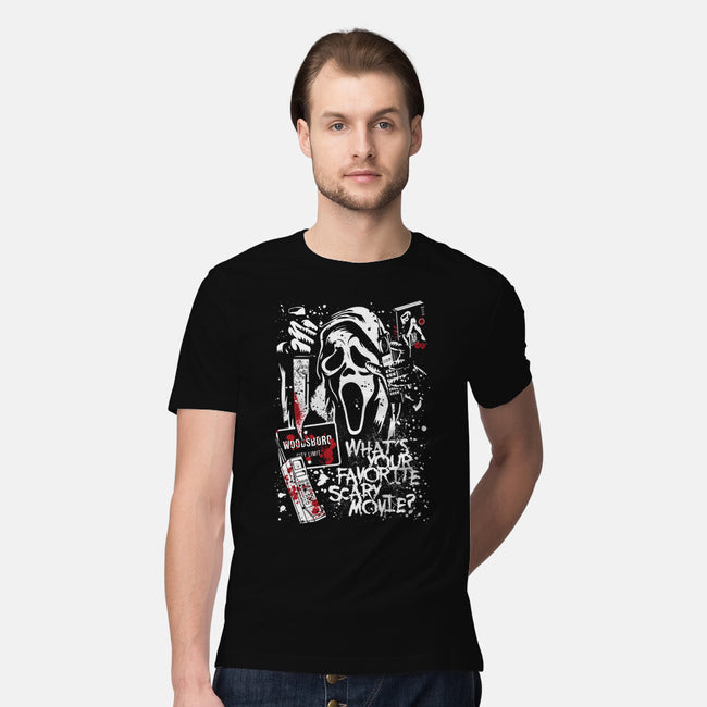 Favorite Scary Movie-Mens-Premium-Tee-Arinesart