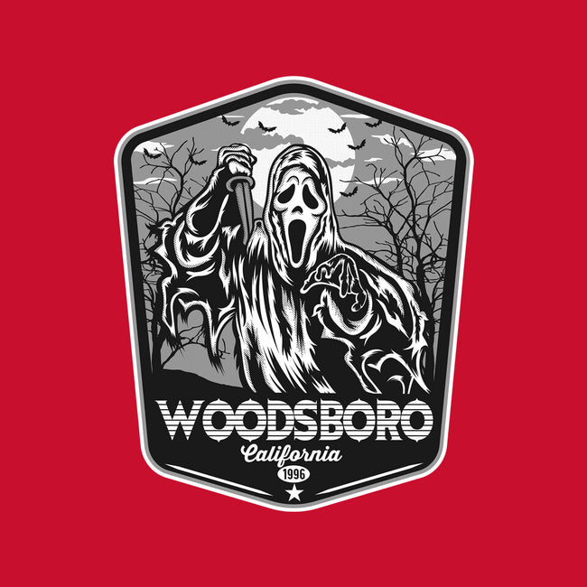 Woodsboro Badge-None-Glossy-Sticker-CarloJ1956