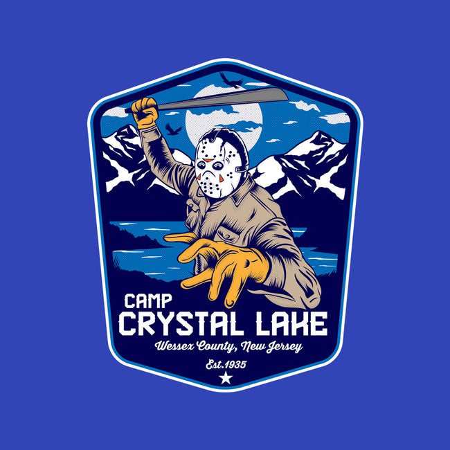 Camp Crystal Lake Badge-Youth-Basic-Tee-CarloJ1956