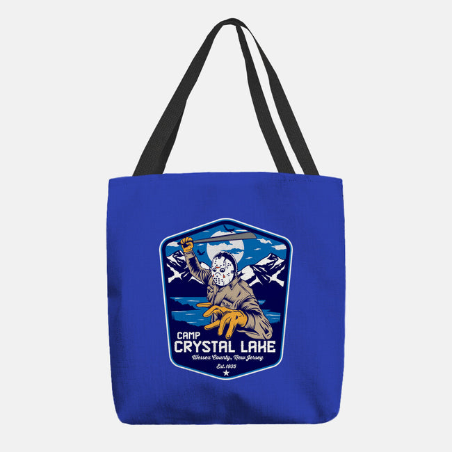 Camp Crystal Lake Badge-None-Basic Tote-Bag-CarloJ1956