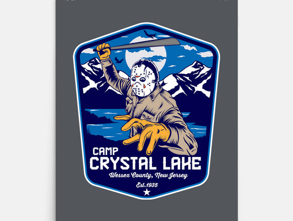 Camp Crystal Lake Badge