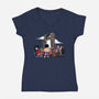 A Retro Odyssey-Womens-V-Neck-Tee-zascanauta