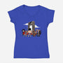 A Retro Odyssey-Womens-V-Neck-Tee-zascanauta