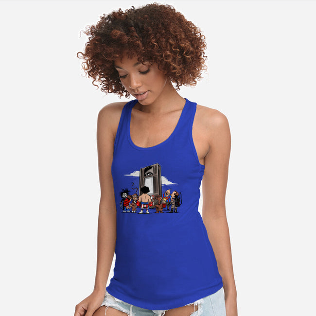 A Retro Odyssey-Womens-Racerback-Tank-zascanauta