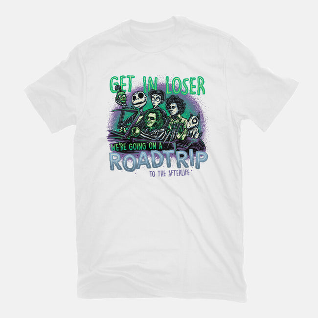 Road Trip To The Afterlife-Youth-Basic-Tee-glitchygorilla