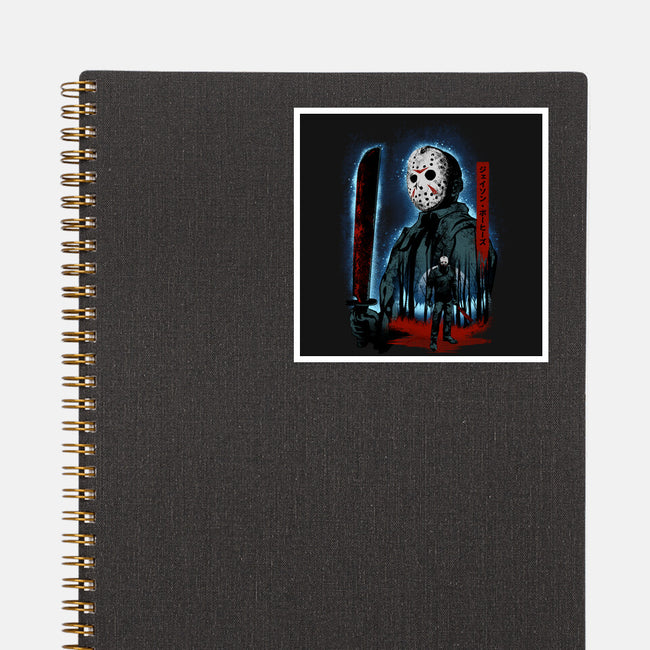 Attack Of Voorhees-None-Glossy-Sticker-hypertwenty