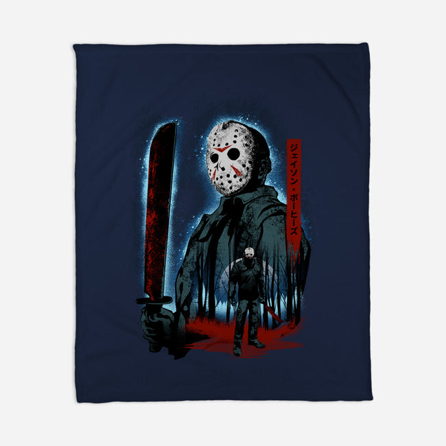 Attack Of Voorhees-None-Fleece-Blanket-hypertwenty