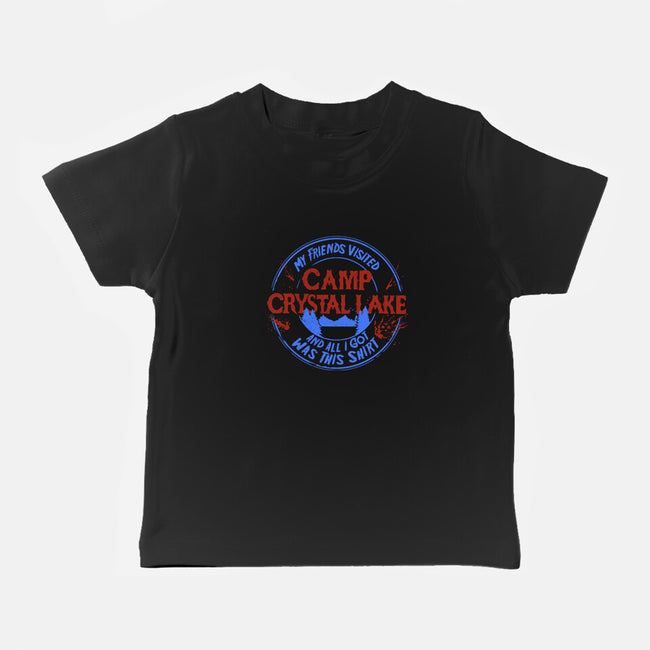 Camp Crystal Lake Souvenir-Baby-Basic-Tee-estudiofitas