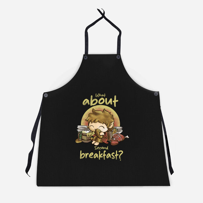 What About Second Breakfast-Unisex-Kitchen-Apron-fanfabio