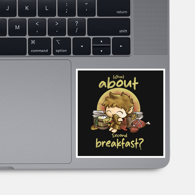 What About Second Breakfast-None-Glossy-Sticker-fanfabio