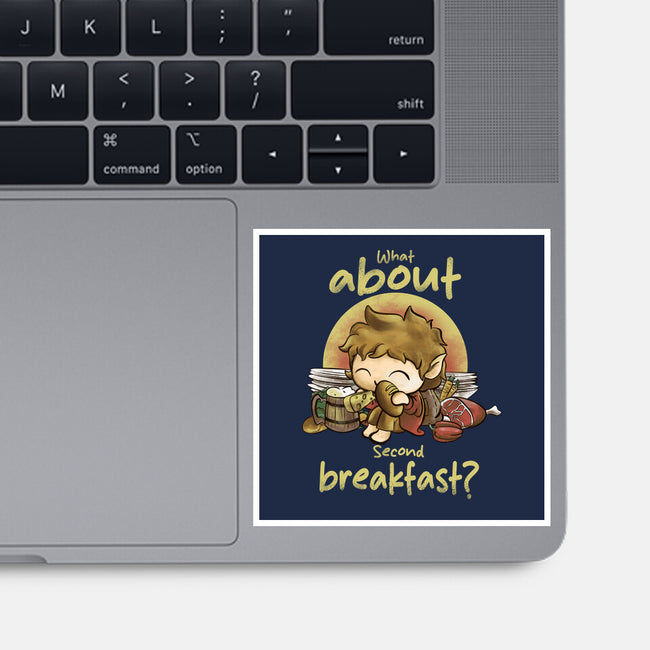 What About Second Breakfast-None-Glossy-Sticker-fanfabio