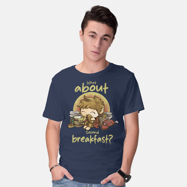 What About Second Breakfast-Mens-Basic-Tee-fanfabio