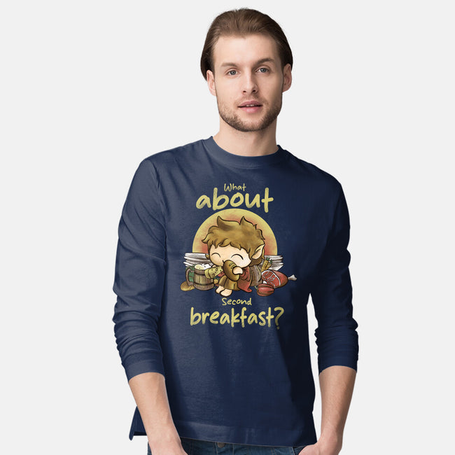 What About Second Breakfast-Mens-Long Sleeved-Tee-fanfabio