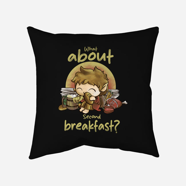 What About Second Breakfast-None-Removable Cover w Insert-Throw Pillow-fanfabio