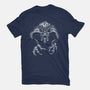 Demon Behind The Shadows-Mens-Heavyweight-Tee-DrMonekers