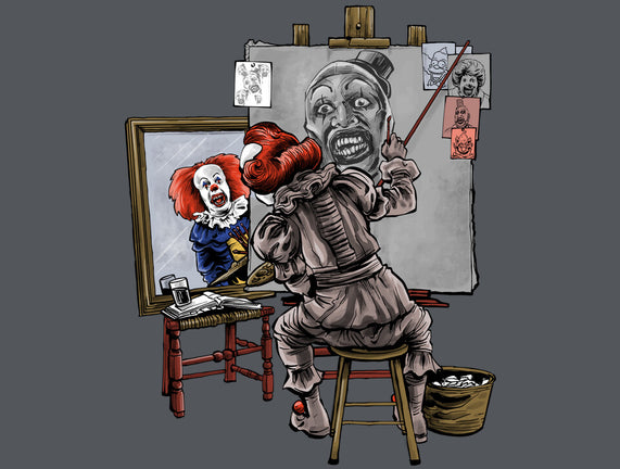 Triple Clown Portrait