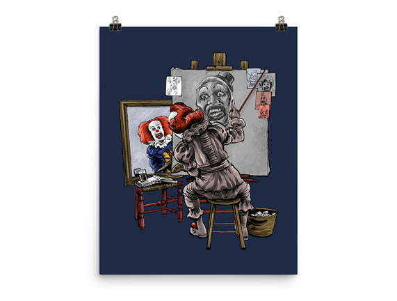 Triple Clown Portrait