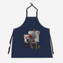 Triple Clown Portrait-Unisex-Kitchen-Apron-zascanauta