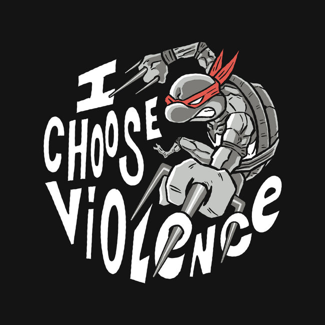 I Choose Violence Turtle-None-Glossy-Sticker-naomori